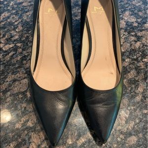 Marc Fisher Zala Black Leather pump 8.5